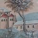 Винтаж: ЗИМА 4 шт тарелки  клеймо  Mildeneichen Rоbert Pertsch (1869-1907). Тарелки винтажные. Антик-винтик. Интернет-магазин Ярмарка Мастеров.  Фото №2