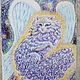 Order Painting with a cat ' Kotofeya ' Stars Galaxy. Picture&miniature lacquer painting. Livemaster. . Pictures Фото №3