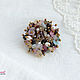 Brooch 'Gems' spinel, pearl, citrine, garnet, tourmaline, Brooches, Moscow,  Фото №1