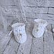 Christening booties, booties for christening. Christening shoes. Happy White. My Livemaster. Фото №6