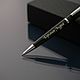 Шариковая ручка Pierre Cardin  с гравировкой, цвет черный. Ручки. Presentique. Интернет-магазин Ярмарка Мастеров.  Фото №2