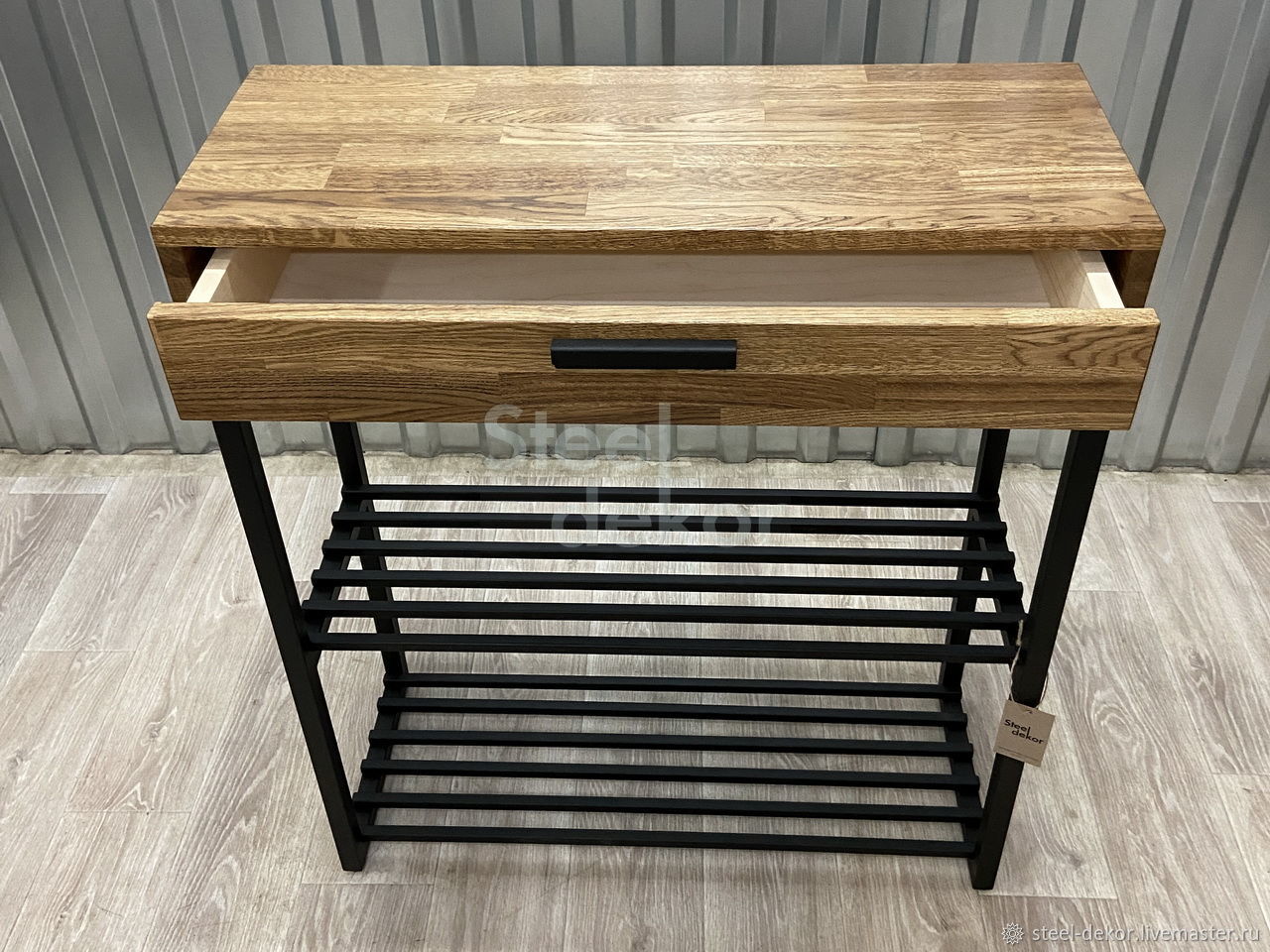 Ящик с полками в прихожую/ консоль на заказ в интернет-магазине Ярмарка ...