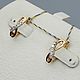Gold diamond earrings 0,252 ct. Earrings. yakitoriya. Online shopping on My Livemaster.  Фото №2