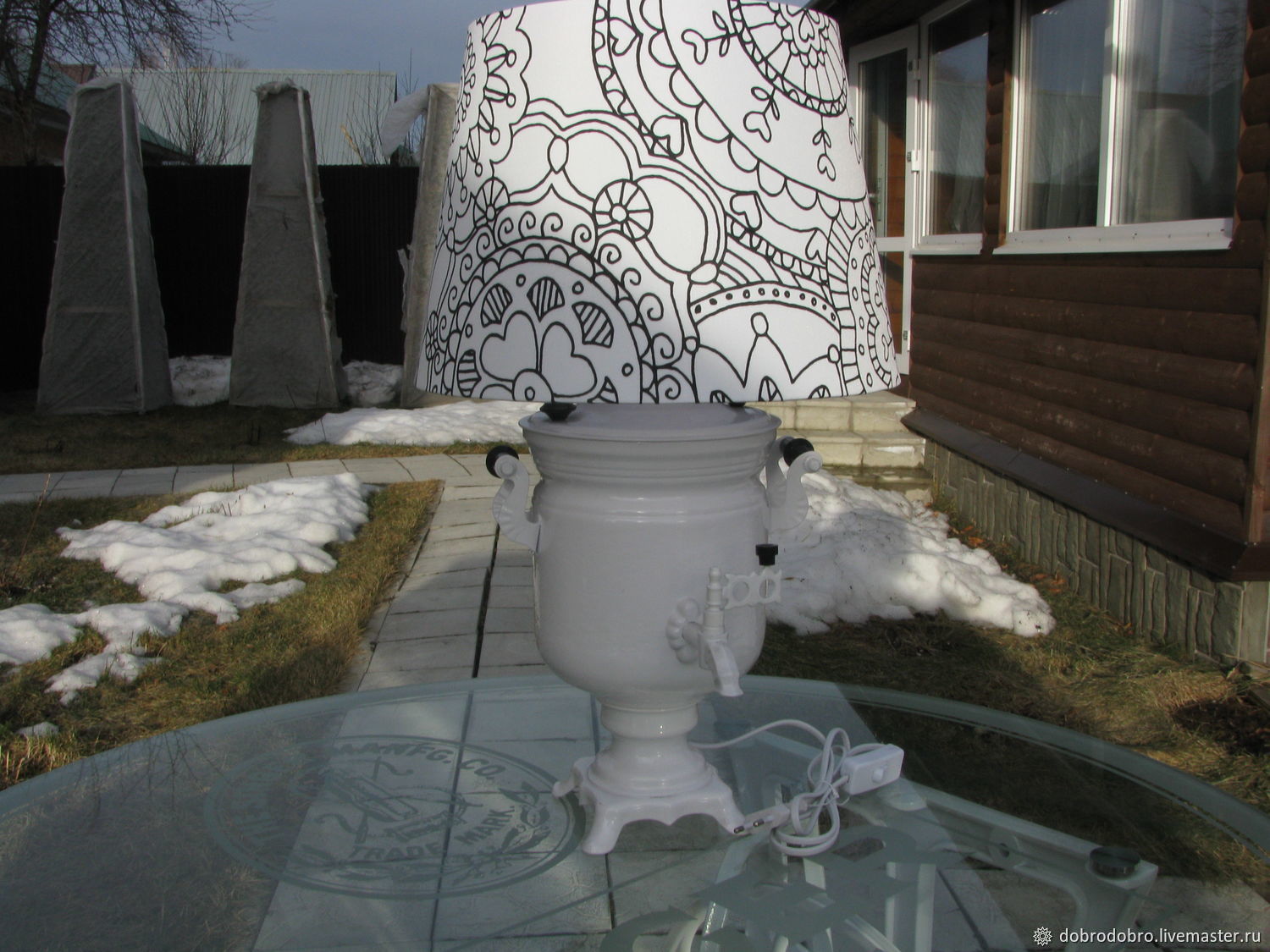 Самовар, настольная лампа №1 – заказать на Ярмарке Мастеров – FM69BRU ...