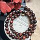 Бусы из бычьего глаза. Бусы. gemstone. Интернет-магазин Ярмарка Мастеров.  Фото №2
