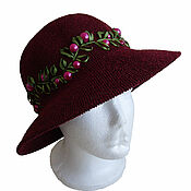 Аксессуары handmade. Livemaster - original item CRANBERRY hat BASKET headdress. Handmade.