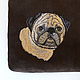 'Pug' brown suede clutch bag, Clutches, Novosibirsk,  Фото №1