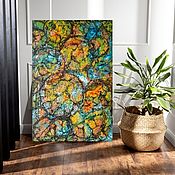 Картины и панно handmade. Livemaster - original item A painting of moss Panels on the wall. Handmade.