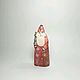Souvenir toy made of wood Santa Claus small with a Christmas tree, Ded Moroz and Snegurochka, Moscow,  Фото №1