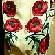 Women's embroidered blouse 'Sunny poppies' ZHR3-224. Blouses. babushkin-komod. My Livemaster. Фото №4