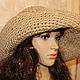 Order Summer hat openwork of jute. Ekostil. Livemaster. . Hats1 Фото №3