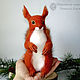 Manual squirrel – toy interior / protein felted wool /felt. Felted Toy. Woolen Zoo. My Livemaster. Фото №6