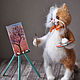 The artist knitted the cat. Stuffed Toys. Knitted toys Olga Bessogonova. My Livemaster. Фото №5