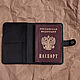Cover for passport model 8 black. Cover. Blekerman Handmade. Online shopping on My Livemaster.  Фото №2