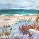 Морской пейзаж дюны Балтийское море 30х40. Картины. Живописная лавка. Интернет-магазин Ярмарка Мастеров.  Фото №2