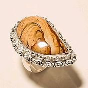 кольцо "Хюррем прекрасная" из серебра 925 пробы под старину
