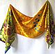 Silk scarf batik 'sun valley Serenade'. Scarves. OlgaPastukhovaArt. My Livemaster. Фото №5