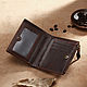 Leather wallet female and male Hypatius / Buy handmade. Wallets. EZCASE - Leather Design Studio. My Livemaster. Фото №4
