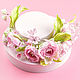Headband with pink French roses. Headband. tatyanaspiridonova. Online shopping on My Livemaster.  Фото №2