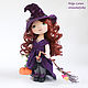 Witch doll in costume for Halloween celebration. Dolls. CountryKids - doll with a soul. Online shopping on My Livemaster.  Фото №2