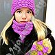 Set of knitted hat and Snood Mini Marshmallows. Headwear Sets. Марина Куртеева - knitt.style. Online shopping on My Livemaster.  Фото №2