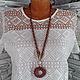 beads: Beaded sautoir with pendant, Beads2, Velikiy Novgorod,  Фото №1