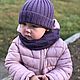 Шапка Кроко из 100% шерсти мериноса. Шапки детские. MY FLOWER KNITTING. Ярмарка Мастеров.  Фото №5