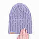 Men's knitted Merino Hat, Unisex Beanie Hat. Caps. Knitwear shop Fairy Tale by Irina. My Livemaster. Фото №4