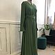 Платье  в пол, винтажное, полу-лён. Платья. Lemodress    ( Елена , Юлия ). Интернет-магазин Ярмарка Мастеров.  Фото №2