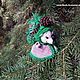 Order Handmade toys. Spruce! Collection ' Flower hedgehogs!'. Cross stitch and beads!. Livemaster. . Amigurumi dolls and toys Фото №3
