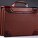 Order Crocodile leather briefcase, hand-assembled IMA0990K. CrocShop. Livemaster. . Brief case Фото №3