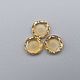 Citrine briolet circle d7 mm, Cabochons, Khimki,  Фото №1