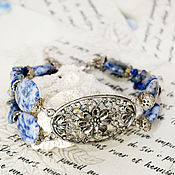 Украшения handmade. Livemaster - original item Bracelet with lapis lazuli 