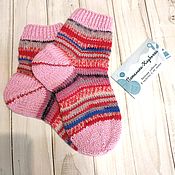 Аксессуары handmade. Livemaster - original item Baby wool socks 26-28p. Handmade.