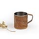 Mug, metal, bark. Gift to man. Art.2511. Mugs and cups. SiberianBirchBark (lukoshko70). Online shopping on My Livemaster.  Фото №2