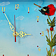 Wall clock "Poppies color". Watch. jema_flowers (Svetik7tsvetik). Online shopping on My Livemaster.  Фото №2