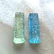 Пара таблиц из аквамарина/берилла 6*20 (+-0.1) мм. Кристаллы. Zabaykalye-gem. Ярмарка Мастеров.  Фото №6