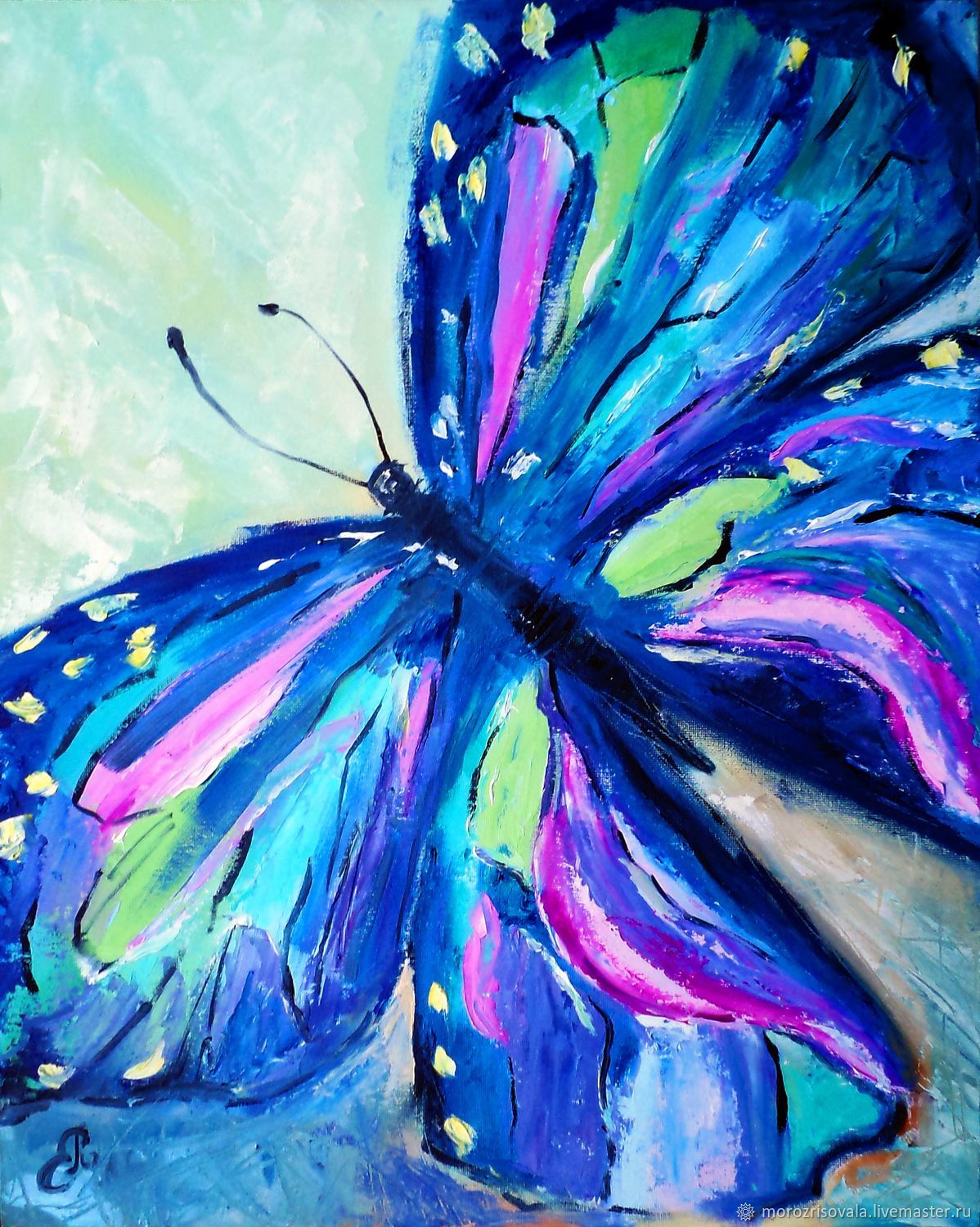 Картина бабочки