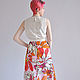 Summer skirt with flowers Magnolia. Skirts. Skirt Priority (yubkizakaz). My Livemaster. Фото №4