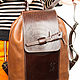Womens leather backpack 'Geisha' brown. Backpacks. Russian leather Guild. My Livemaster. Фото №5
