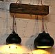 Lamp / chandelier made of pots / rustic style, Chandeliers, Voronezh,  Фото №1
