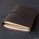 Order Pocket leather notebook genuine leather A6. Ptaho. Livemaster. . Notebooks Фото №3