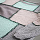 The Patchwork sweater knitted of Alpaca wool handmade graphite. Sweaters. Татьяна, ручное вязание. Online shopping on My Livemaster.  Фото №2