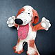 Dog toy on hand. Theatrical marionette for puppet theater, Puppet show, Rostov-on-Don,  Фото №1