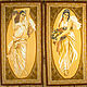 Гобелен диптих Грация и Изобилие, авторская парная картина, Гобелен, Златоуст,  Фото №1