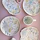Кружки луговые. Кружки и чашки. Polyart Ceramica. Интернет-магазин Ярмарка Мастеров.  Фото №2