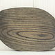 Thin dish made of ash. Handmade. Color 'charcoal'. Utensils. derevyannaya-masterskaya-yasen (yasen-wood). My Livemaster. Фото №6
