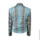 Order Jacket made of Python leather RIVIERA. Exotic Workshop Python Fashion. Livemaster. . Outerwear Jackets Фото №3