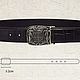 Order Genuine crocodile leather belt, with a 'libra' buckle'!. SHOES&BAGS. Livemaster. . Straps Фото №3