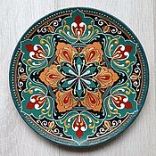 Картины и панно handmade. Livemaster - original item Plates decorative: Plate decorative. Handmade.